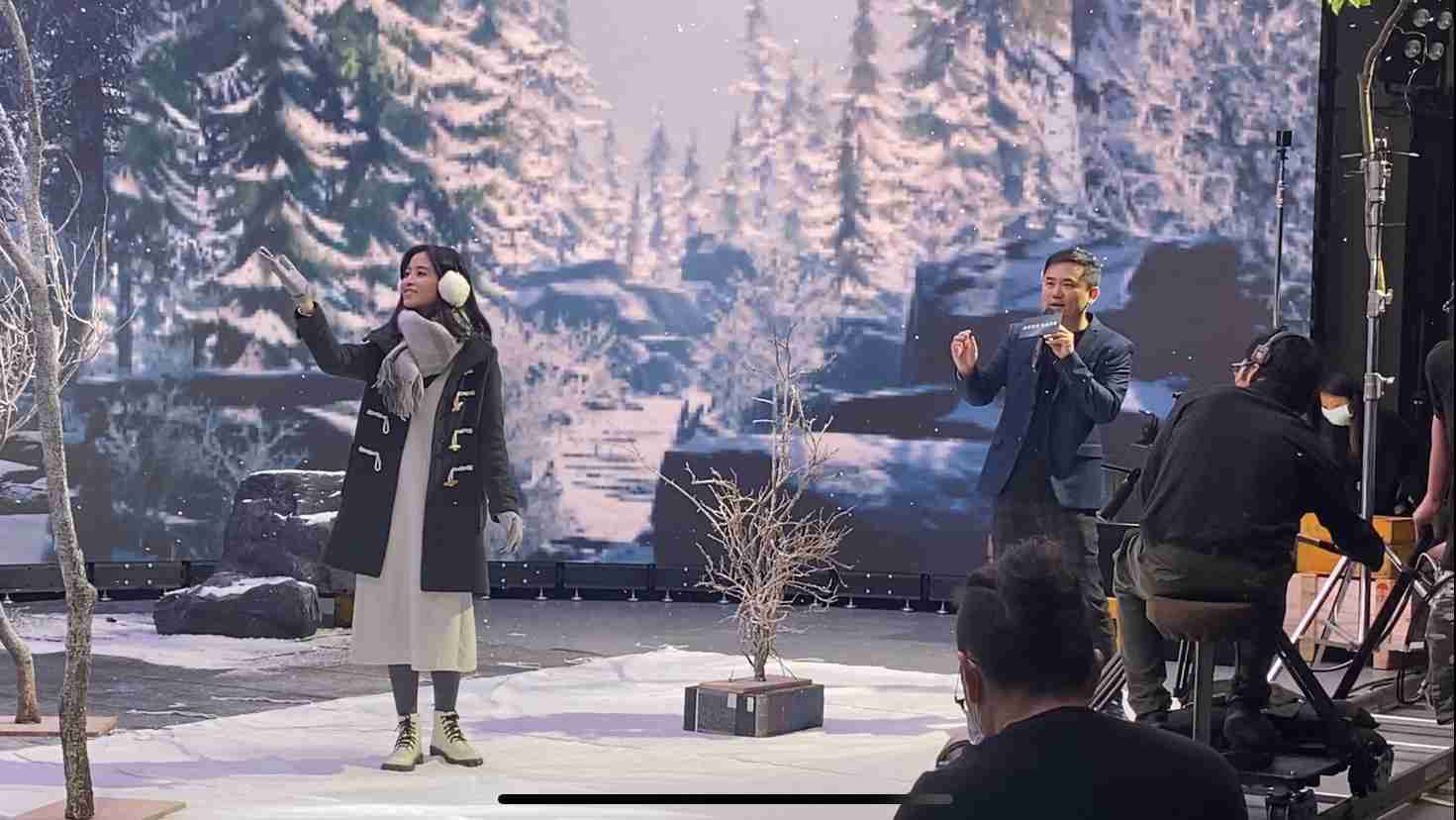 NG大舞台以ALED先进显屏技术，，与金马奖视觉特效团队“再现影像”携手合作打造LED虚拟摄影棚，，，，提供沉浸式表演体验，，并精简拍摄成本与时间